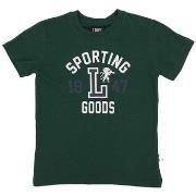 T-shirt Korte Mouw Leone 1947 Boy Short Sleeves College