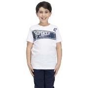 T-shirt Korte Mouw Leone 1947 Boy Short Sleeves Welcome