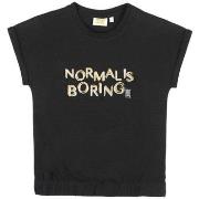 T-shirt Korte Mouw Leone 1947 Girl Round Neck Shiny