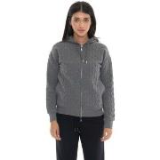 Trui Leone 1947 Woman Hoody Full Zip Braid