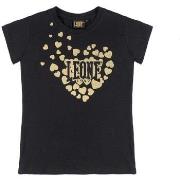 T-shirt Korte Mouw Leone 1947 Girl Short Sleeves Gold 1947