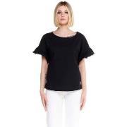 T-shirt Korte Mouw Leone 1947 Woman Short Sleeves Sparkly