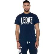 T-shirt Korte Mouw Leone 1947 Man Short Sleeves Big Logo