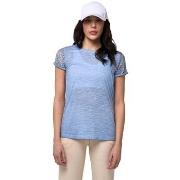 T-shirt Korte Mouw Leone 1947 Woman Short Sleeves Lace