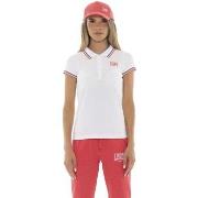 Polo Shirt Korte Mouw Leone 1947 Woman New Basic