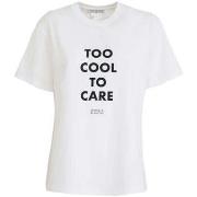 T-shirt Korte Mouw Isabelle Blanche -