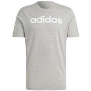 T-shirt Korte Mouw adidas T-shirt Essentials avec logo brodé - Gris