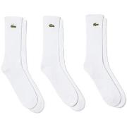 Sokken Lacoste Sport 3 Pack High Cut Socks White/White/White