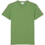 T-shirt Lacoste Cotton Pima Crew Neck T-Shirt Lime Green
