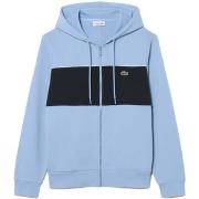 Sweater Lacoste Colour Block Zipped Hoodie Light Blue/Navy