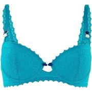 Rembourrés Pomm'poire Soutien-gorge ampliforme coque moulée turquoise ...