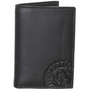 Portefeuille David William Porte-cartes en cuir ref_lhc37145-noir