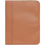 Porte document Hexagona Conferencier cuir Ref 48615 Tan 32*25*2