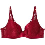 Rembourrés Pomm'poire Soutien-gorge ampliforme coque moulée bordeaux A...