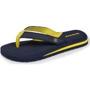 Sabots enfant Isotoner Chaussures Tongs Enfant confort Marine/Jaune