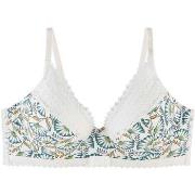 Rembourrés Pomm'poire Soutien-gorge ampliforme coque moulée ivoire Imp...