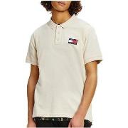 T-shirt Tommy Jeans Polo Ref 54043 ABI smooth stone