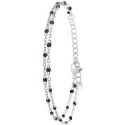 Bracelets Sc Crystal B2172-ARGENT-NOIR