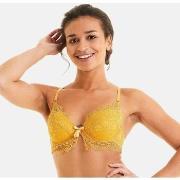 Rembourrés Pomm'poire Soutien-gorge ampliforme coque moulée moutarde A...