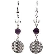 Boucles oreilles Phoenix Import Boucles d'oreilles fleur de vie Améthy...