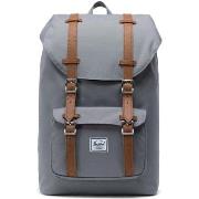 Sac a dos Herschel Little America Mid-Volume Grey/Tan Synthetic Leathe...
