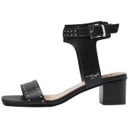 Sandales Pepe jeans Sandale a Talon midi Femme Ref 56448 999 Noir