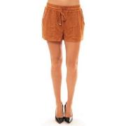 Short La Vitrine De La Mode By La Vitrine Short Y536 camel