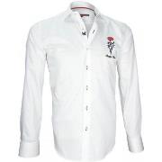 Chemise Andrew Mc Allister chemise brodee tweickenham blanc