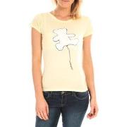 T-shirt LuluCastagnette T-Shirt Pics Printe Ours Jaune