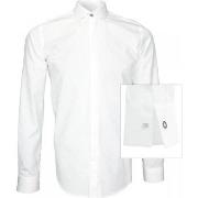 Chemise Andrew Mc Allister chemise blanche jacquard wembley blanc