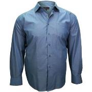 Chemise Doublissimo chemise fil a fil dandy bleu