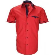 Chemise Emporio Balzani chemisette mode veneto rouge