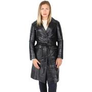 Blouson L'univers Du Luxe Veste longue ref_50115 Noir