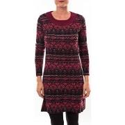 Robe Barcelona Moda Robe pull 71565011 bordeaux