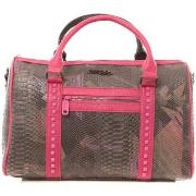 Sac Custo Barcelona Sac Snaky Thicket noir et rose