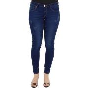 Pantalon Pallas Cuir Pantalon en jean ref_sof43073-bleu marine