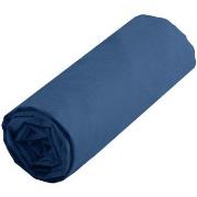 Draps housse Stof Drap housse uni 160 x 200 cm - Blue Jean