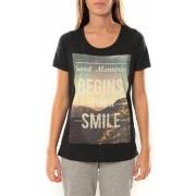 T-shirt Vero Moda Grafic girl s/s Top Box it 10101116 Noir