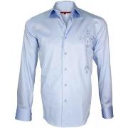 Chemise Andrew Mc Allister chemise brodee leeds bleu