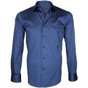 Chemise Andrew Mc Allister chemise brodee leeds bleu