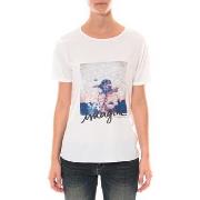 T-shirt Coquelicot Tee shirt Blanc 16426