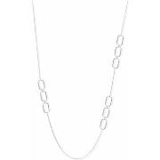 Collier Orusbijoux Collier Sautoir Argent Olga Serti Zirconium Blanc