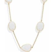 Collier Orusbijoux Collier Argent Doré Victoria Cristal Blanc