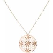 Collier Orusbijoux Collier Argent Rose Motif Soleil