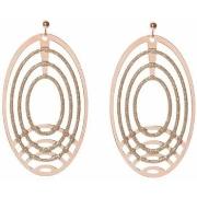 Bijoux Orusbijoux Boucles D'oreilles Horizon Rose