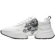 Baskets Ed Hardy Caged runner tiger white-black