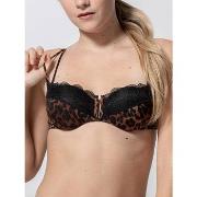 Corbeilles &amp; balconnets Luna Soutien-gorge balconnet Wildcat noir ...