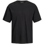 T-shirt Jack &amp; Jones 12205415 RAY TEE-BLACK RELAXED FIT