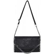 Sac Bandouliere Crazychic Sac Bandoulière Chaînes Nubuck Métalisé