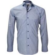 Chemise Emporio Balzani chemise fil a fil cinecitta bleu